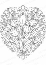 Frühling Mandalas Ausmalbilder – Wetter und Jahreszeiten – 15 Malvorlagen – Materialseite 3