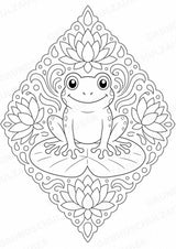 Frühling Mandalas Ausmalbilder – Wetter und Jahreszeiten – 15 Malvorlagen – Materialseite 12