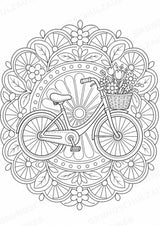 Frühling Mandalas Ausmalbilder – Wetter und Jahreszeiten – 15 Malvorlagen – Materialseite 16