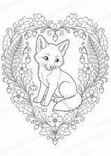 Fuchs Mandalas Ausmalbilder – Tiere – 15 Malvorlagen – Materialseite 5