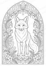 Fuchs Mandalas Ausmalbilder – Tiere – 15 Malvorlagen – Materialseite 13