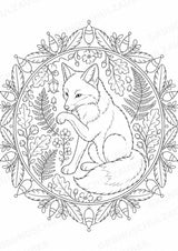 Fuchs Mandalas Ausmalbilder – Tiere – 15 Malvorlagen – Materialseite 15