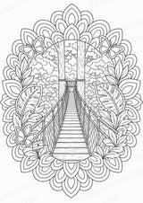 Ghana Mandalas Ausmalbilder – Länder und Kulturen – 15 Malvorlagen – Materialseite 7