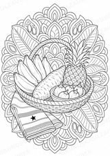 Ghana Mandalas Ausmalbilder – Länder und Kulturen – 15 Malvorlagen – Materialseite 12