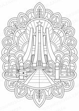 Ghana Mandalas Ausmalbilder – Länder und Kulturen – 15 Malvorlagen – Materialseite 15