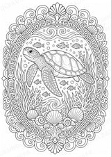 Griechenland Mandalas Ausmalbilder – Länder und Kulturen – 15 Malvorlagen – Materialseite 6