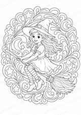 Halloween Mandalas Ausmalbilder – Feste und Feiertage – 15 Malvorlagen – Materialseite 3