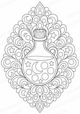 Halloween Mandalas Ausmalbilder – Feste und Feiertage – 15 Malvorlagen – Materialseite 15