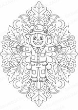 Halloween Mandalas Ausmalbilder – Feste und Feiertage – 15 Malvorlagen – Materialseite 16