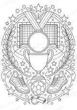Handball Mandalas Ausmalbilder – Sport – 15 Malvorlagen – Materialseite 16