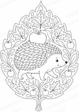 Herbst Mandalas Ausmalbilder – Wetter und Jahreszeiten – 15 Malvorlagen – Materialseite 4