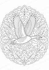Herbst Mandalas Ausmalbilder – Wetter und Jahreszeiten – 15 Malvorlagen – Materialseite 13