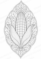 Herbst Mandalas Ausmalbilder – Wetter und Jahreszeiten – 15 Malvorlagen – Materialseite 14