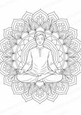 Hinduismus Mandalas Ausmalbilder – Religion – 15 Malvorlagen – Materialseite 9
