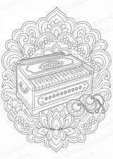 Hinduismus Mandalas Ausmalbilder – Religion – 15 Malvorlagen – Materialseite 16