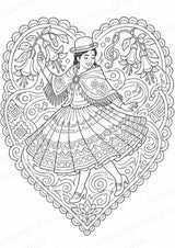 Bolivien Mandalas Ausmalbilder – Länder und Kulturen – 15 Malvorlagen – Materialseite 4