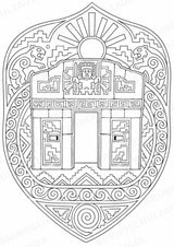 Bolivien Mandalas Ausmalbilder – Länder und Kulturen – 15 Malvorlagen – Materialseite 5