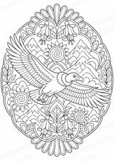 Bolivien Mandalas Ausmalbilder – Länder und Kulturen – 15 Malvorlagen – Materialseite 8