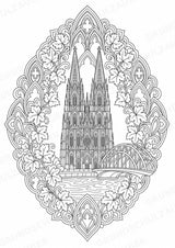 Deutschland Mandalas Ausmalbilder – Länder und Kulturen – 15 Malvorlagen – Materialseite 4