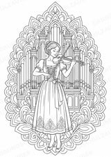 Deutschland Mandalas Ausmalbilder – Länder und Kulturen – 15 Malvorlagen – Materialseite 10