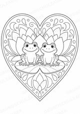 Frosch Mandalas Ausmalbilder – Tiere – 15 Malvorlagen – Materialseite 9