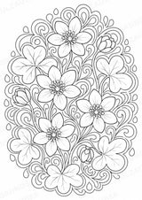 Frühblüher Mandalas Ausmalbilder – Natur und Pflanzen – 15 Malvorlagen – Materialseite 12