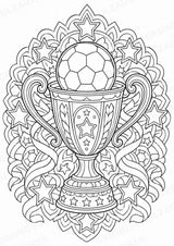 Fußball Mandalas Ausmalbilder – Sport – 15 Malvorlagen – Materialseite 7
