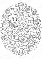 Fußball Mandalas Ausmalbilder – Sport – 15 Malvorlagen – Materialseite 12