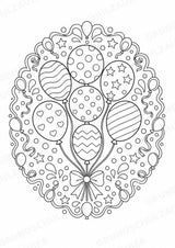 Geburtstag Mandalas Ausmalbilder – Feste und Feiertage – 15 Malvorlagen – Materialseite 4