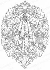 Georgien Mandalas Ausmalbilder – Länder und Kulturen – 15 Malvorlagen – Materialseite 8