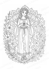 Griechische Götter Mandalas Ausmalbilder – Allgemeine Themen – 15 Malvorlagen – Materialseite 16