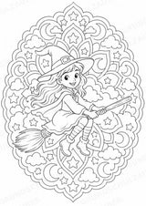 Hexen & Feen Mandalas Ausmalbilder – Märchen – 15 Malvorlagen – Materialseite 2
