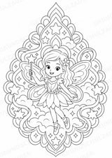 Hexen & Feen Mandalas Ausmalbilder – Märchen – 15 Malvorlagen – Materialseite 7