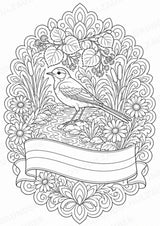 Lettland Mandalas Ausmalbilder – Länder und Kulturen – 15 Malvorlagen – Materialseite 7
