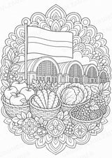Lettland Mandalas Ausmalbilder – Länder und Kulturen – 15 Malvorlagen – Materialseite 9