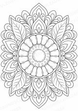 Mais Mandalas Ausmalbilder – Gemüse – 15 Malvorlagen – Materialseite 14