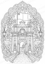 Malta Mandalas Ausmalbilder – Länder und Kulturen – 15 Malvorlagen – Materialseite 3
