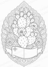 Malta Mandalas Ausmalbilder – Länder und Kulturen – 15 Malvorlagen – Materialseite 10