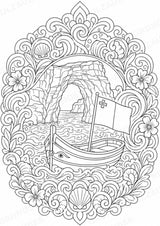Malta Mandalas Ausmalbilder – Länder und Kulturen – 15 Malvorlagen – Materialseite 11