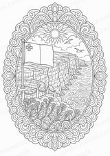 Malta Mandalas Ausmalbilder – Länder und Kulturen – 15 Malvorlagen – Materialseite 14
