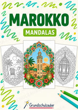 Marokko Mandalas Ausmalbilder – Länder und Kulturen – 15 Malvorlagen – Cover