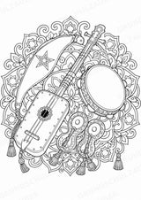 Marokko Mandalas Ausmalbilder – Länder und Kulturen – 15 Malvorlagen – Materialseite 16