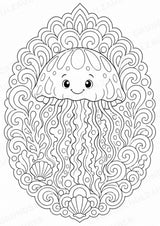 Meerestiere Mandalas Ausmalbilder – Tiere – 15 Malvorlagen – Materialseite 11