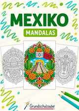 Mexiko Mandalas Ausmalbilder – Länder und Kulturen – 15 Malvorlagen – Cover