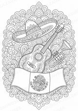 Mexiko Mandalas Ausmalbilder – Länder und Kulturen – 15 Malvorlagen – Materialseite 3