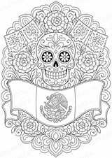Mexiko Mandalas Ausmalbilder – Länder und Kulturen – 15 Malvorlagen – Materialseite 8
