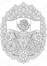 Mexiko Mandalas Ausmalbilder – Länder und Kulturen – 15 Malvorlagen – Materialseite 11