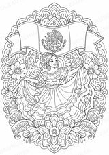Mexiko Mandalas Ausmalbilder – Länder und Kulturen – 15 Malvorlagen – Materialseite 13