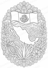 Mexiko Mandalas Ausmalbilder – Länder und Kulturen – 15 Malvorlagen – Materialseite 16