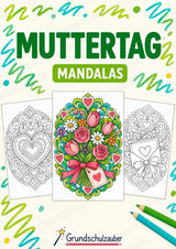Muttertag Mandalas Ausmalbilder – Feste und Feiertage – 15 Malvorlagen – Cover